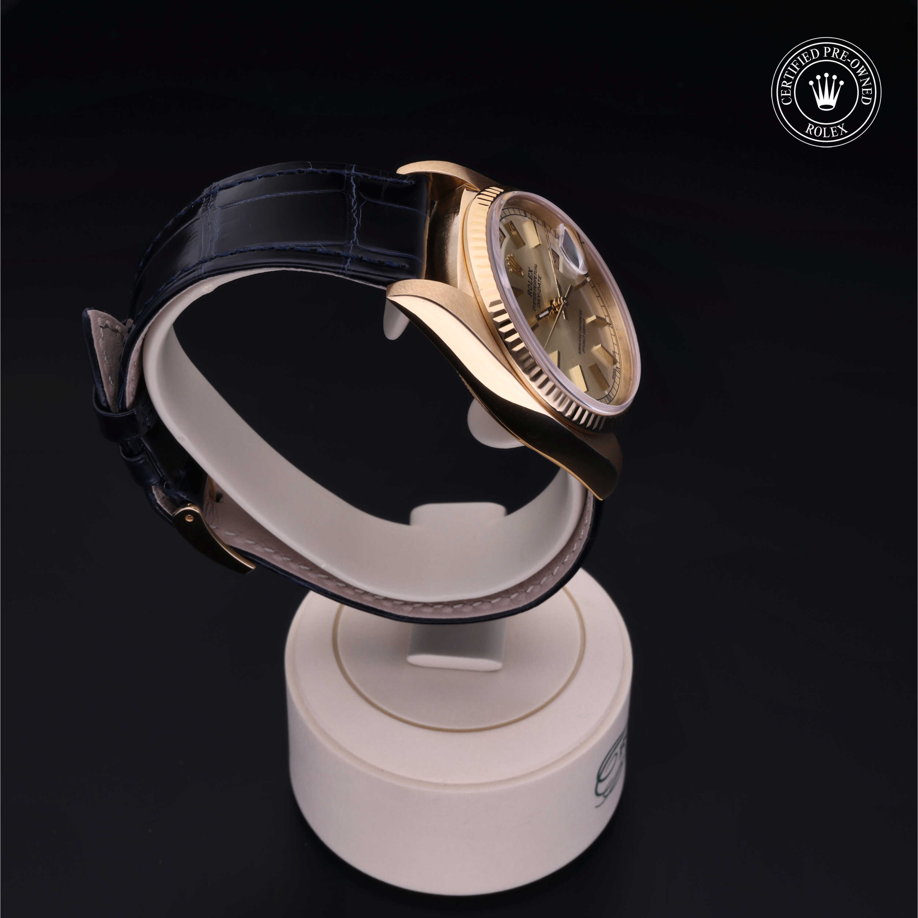 Rolex Certified Pre-Owned Oyster Perpetual 36 in Oro 18 CT.G, 18038 | Verga 1947
