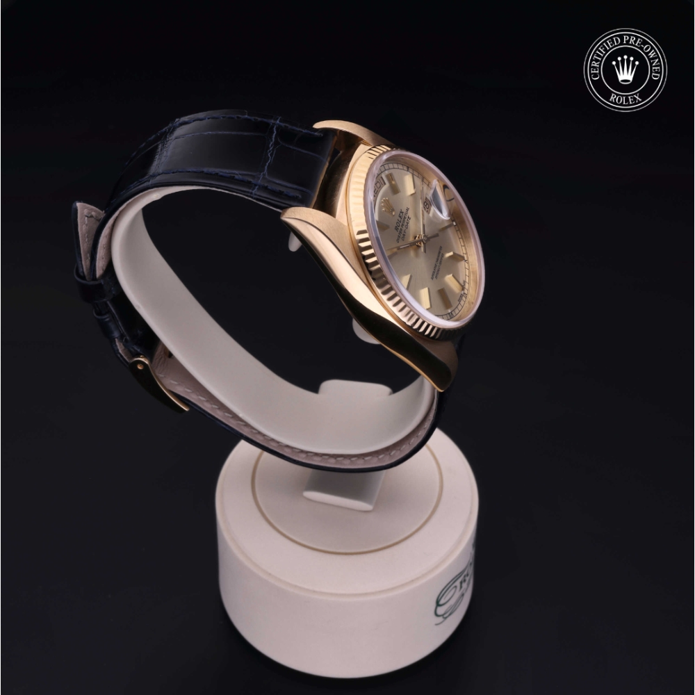 Rolex Certified Pre-Owned Oyster Perpetual 36 in Oro 18 CT.G, 18038 | Verga 1947