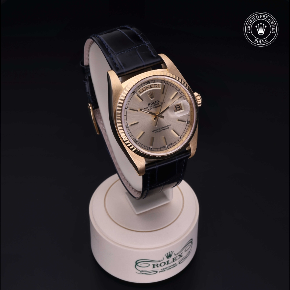 Rolex Certified Pre-Owned Oyster Perpetual 36 in Oro 18 CT.G, 18038 | Verga 1947