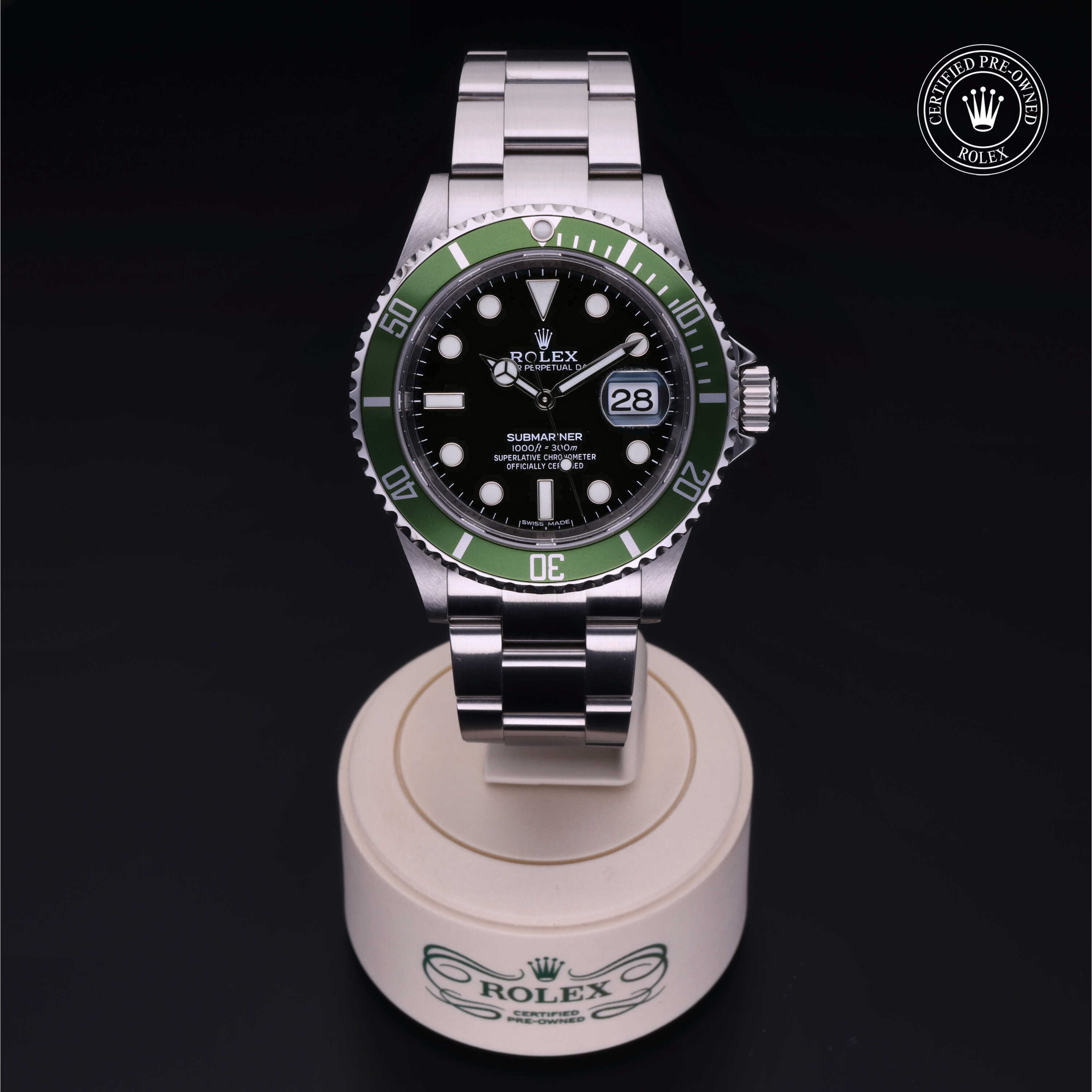 Rolex Certified Pre-Owned Oyster Perpetual 40 in Steel, 16610LV | Verga 1947