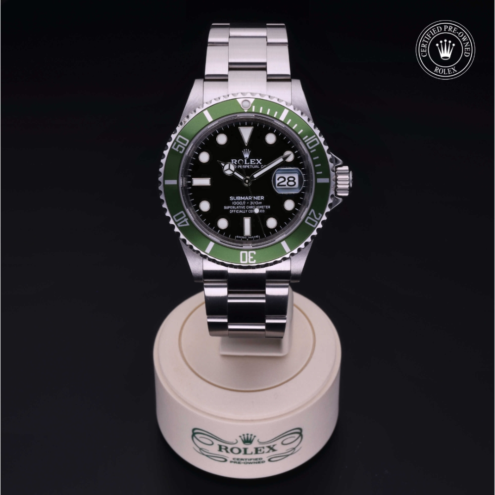Rolex Certified Pre-Owned Oyster Perpetual 40 in Steel, 16610LV | Verga 1947