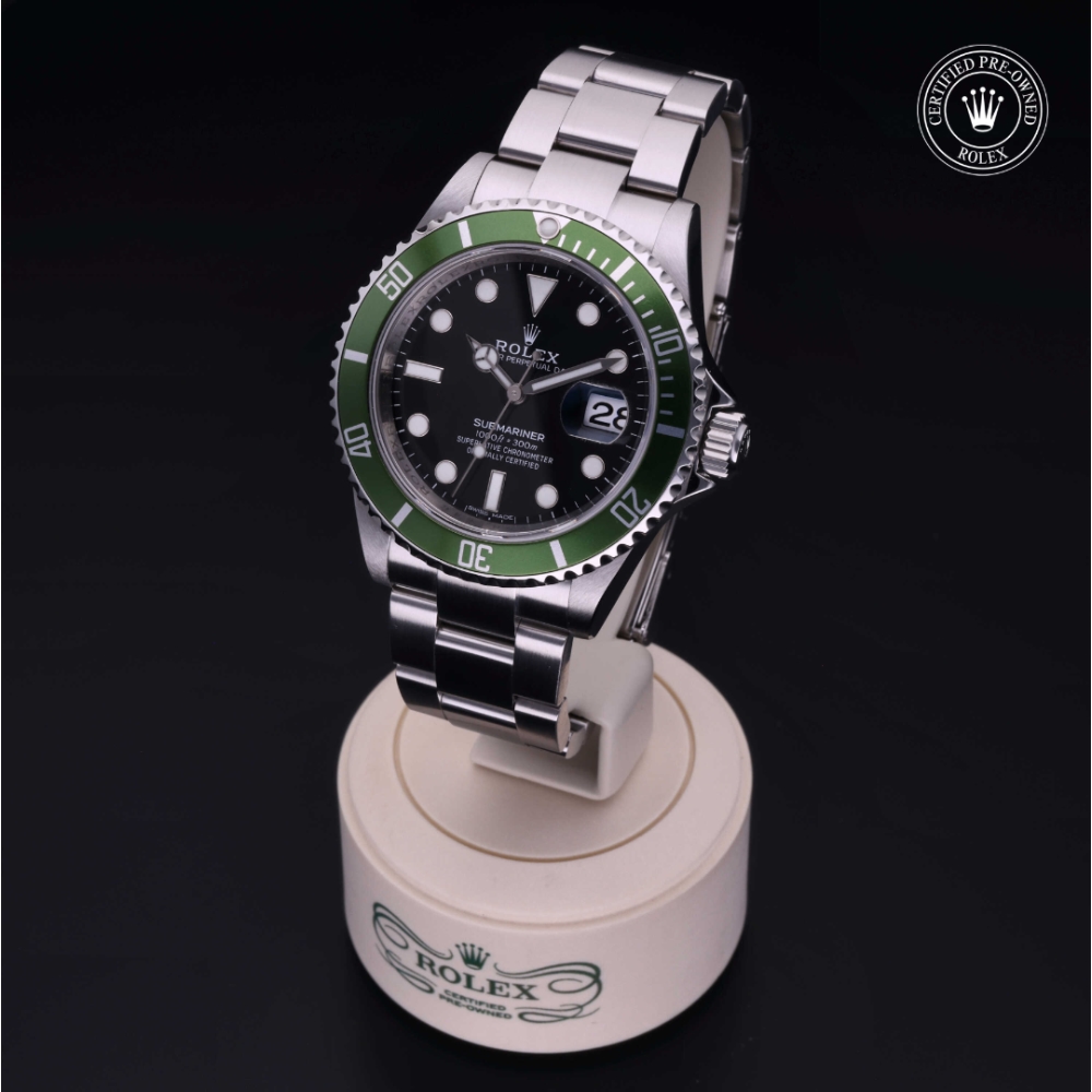 Rolex Certified Pre-Owned Oyster Perpetual 40 in Steel, 16610LV | Verga 1947