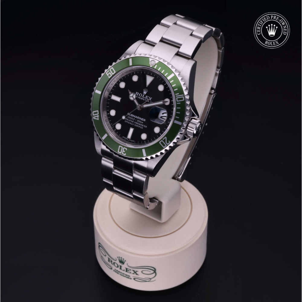 Rolex Certified Pre-Owned Oyster Perpetual 40 in Steel, 16610LV | Verga 1947