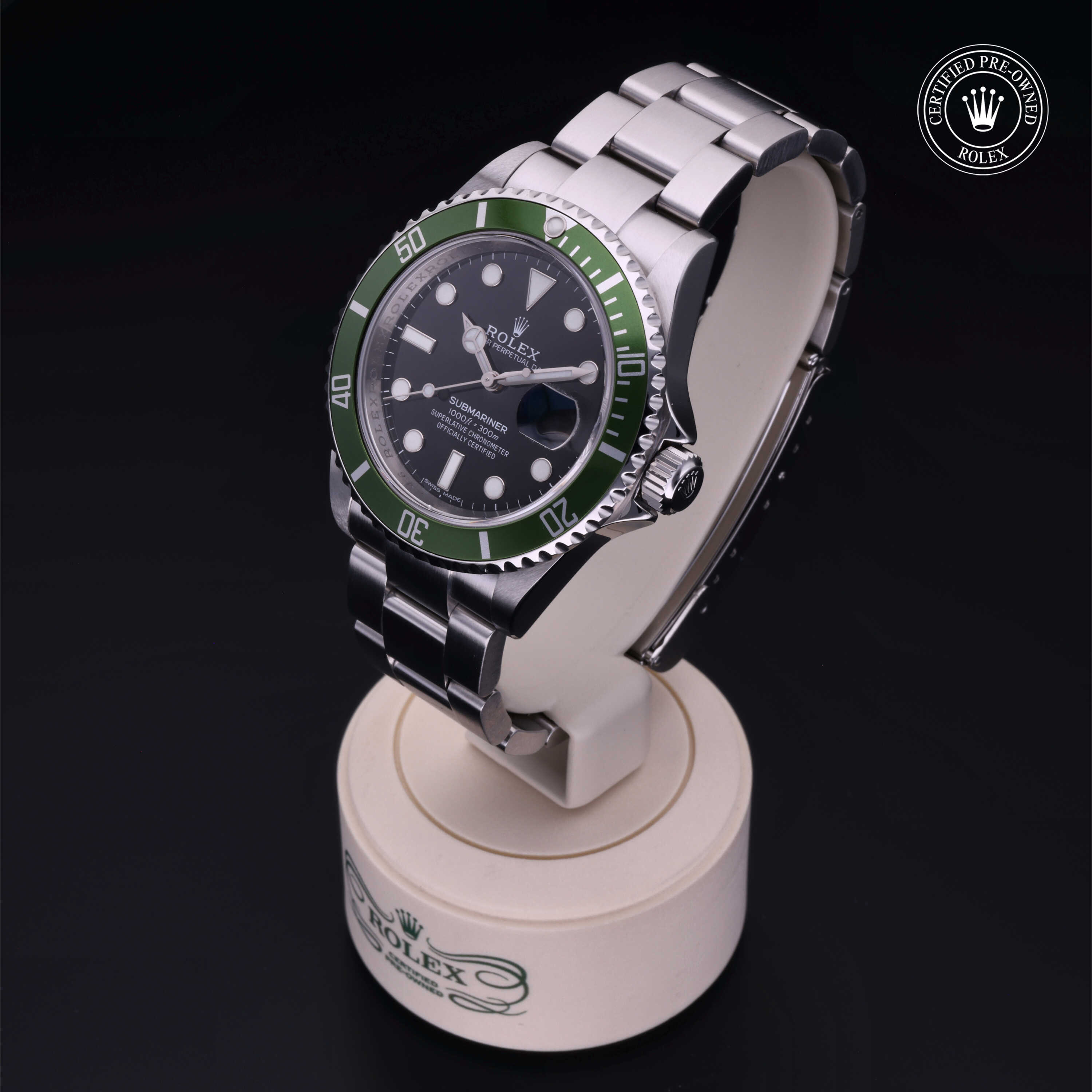 Rolex Certified Pre-Owned Oyster Perpetual 40 in Steel, 16610LV | Verga 1947