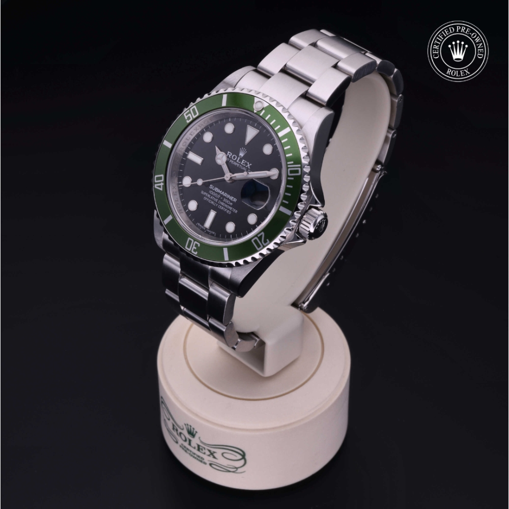 Rolex Certified Pre-Owned Oyster Perpetual 40 in Steel, 16610LV | Verga 1947