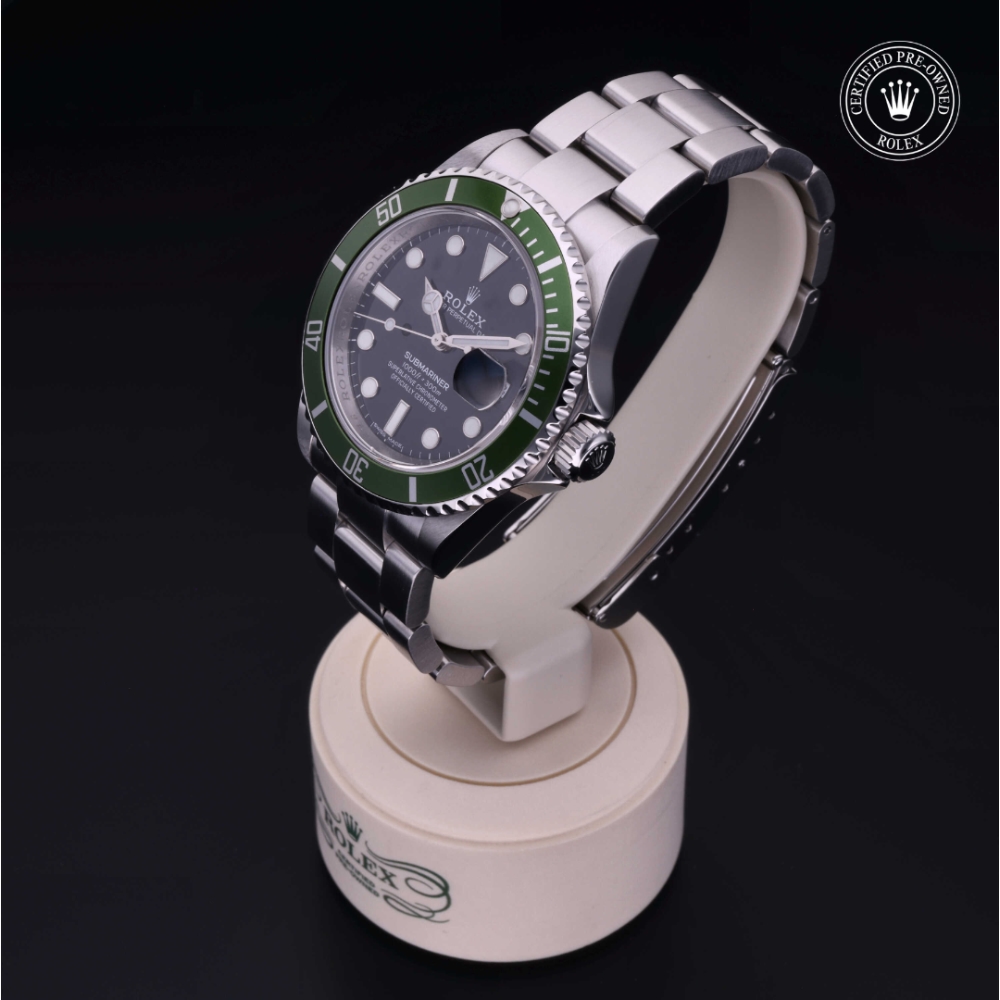 Rolex Certified Pre-Owned Oyster Perpetual 40 in Steel, 16610LV | Verga 1947