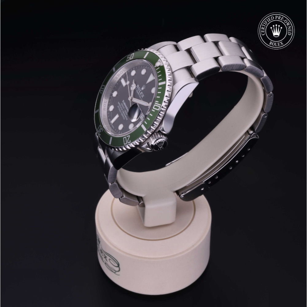 Rolex Certified Pre-Owned Oyster Perpetual 40 in Steel, 16610LV | Verga 1947