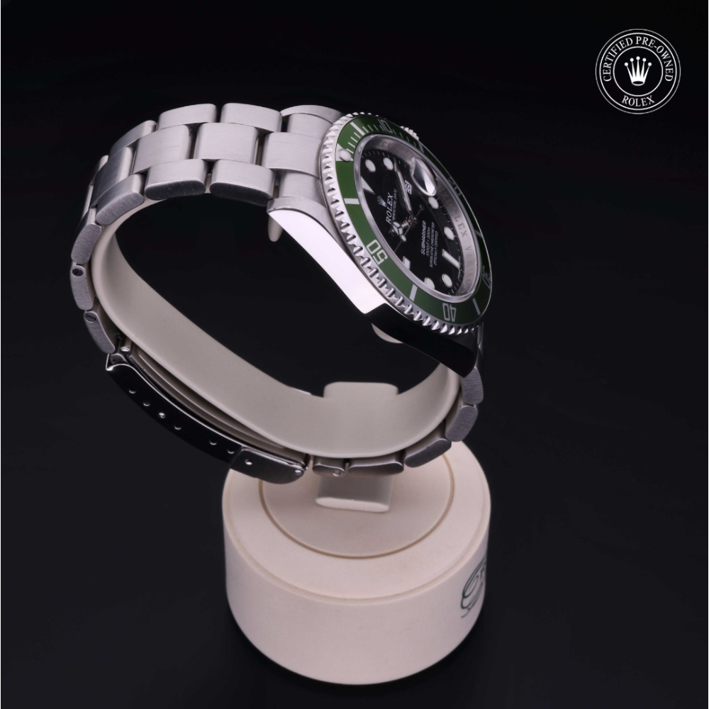 Rolex Certified Pre-Owned Oyster Perpetual 40 in Steel, 16610LV | Verga 1947