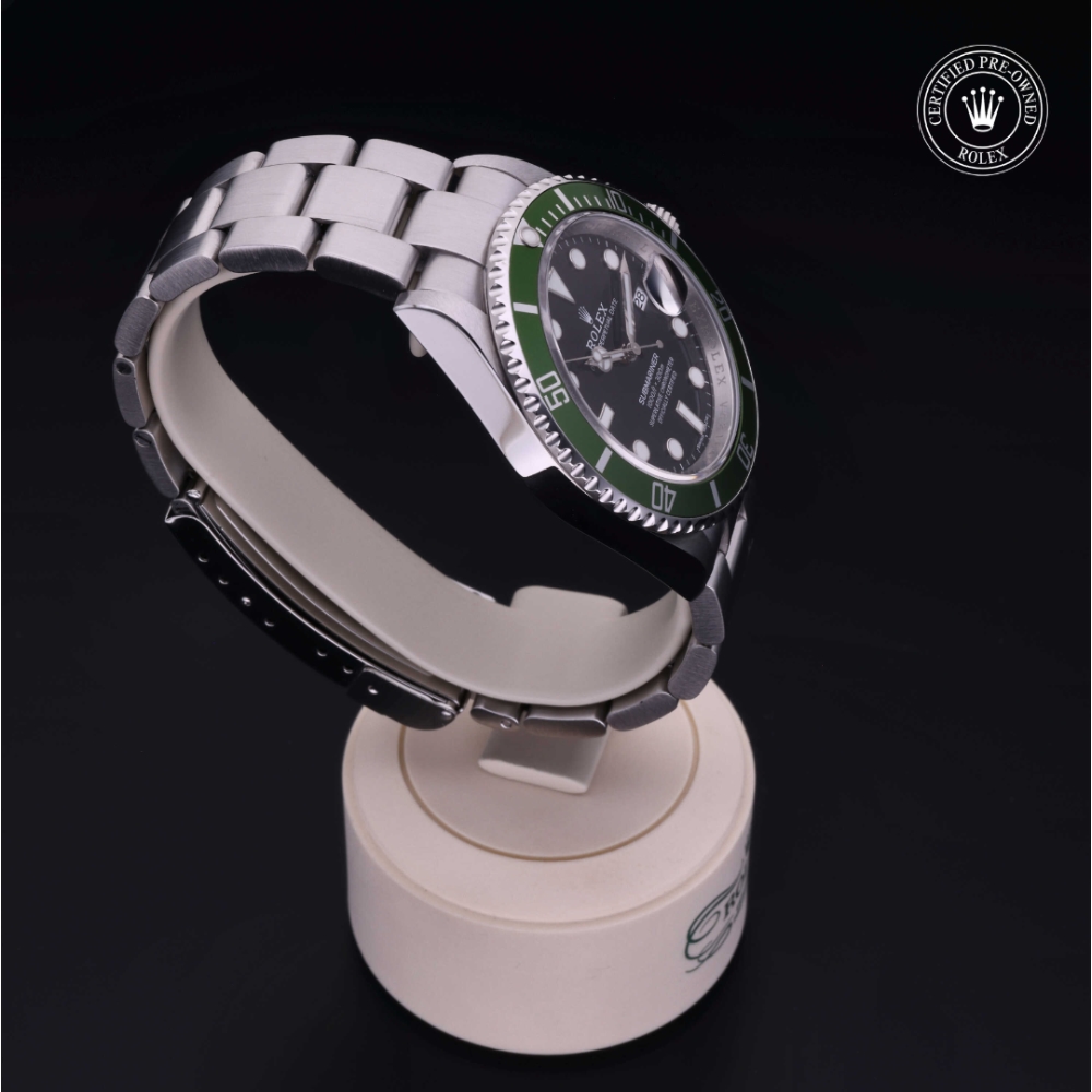 Rolex Certified Pre-Owned Oyster Perpetual 40 in Steel, 16610LV | Verga 1947