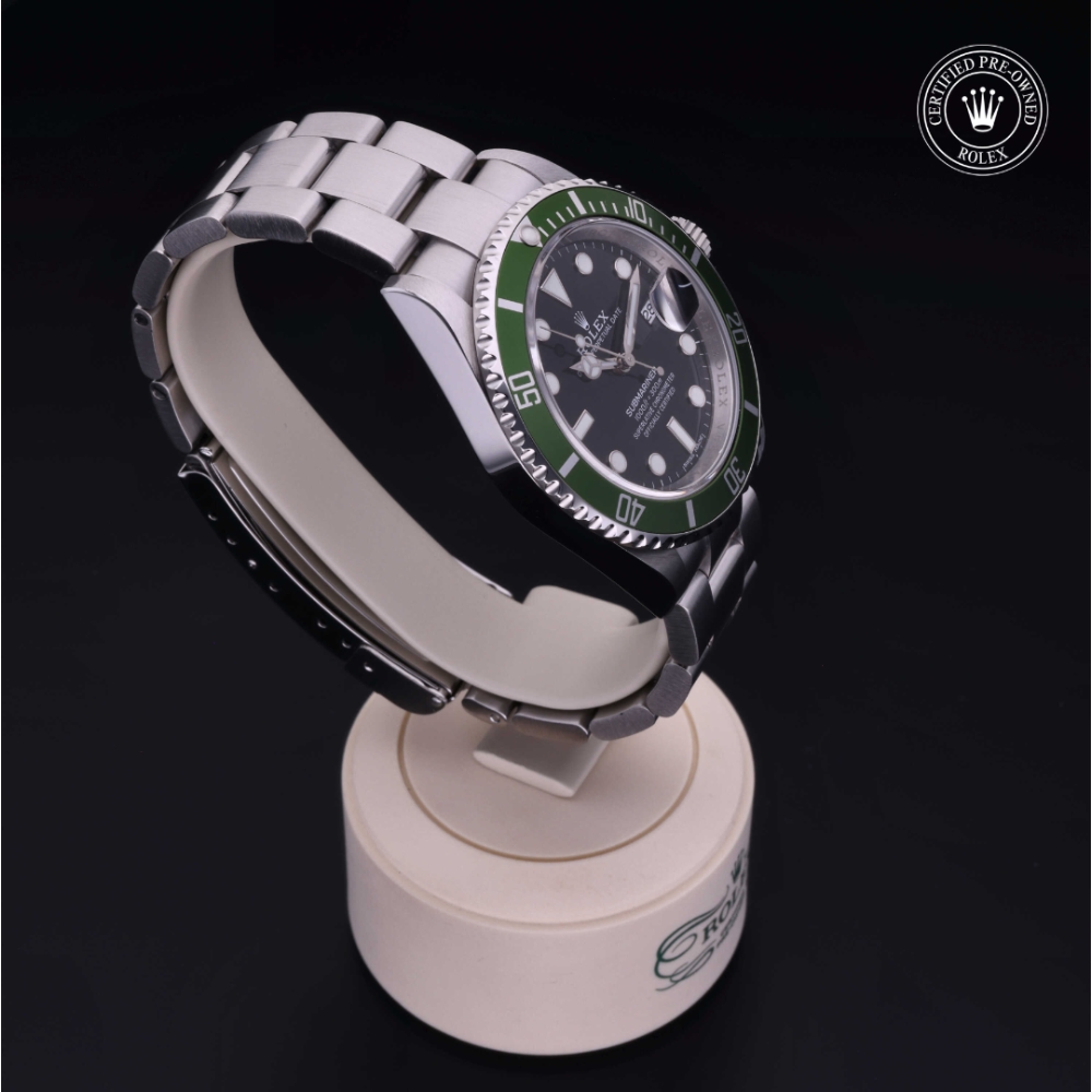 Rolex Certified Pre-Owned Oyster Perpetual 40 in Steel, 16610LV | Verga 1947