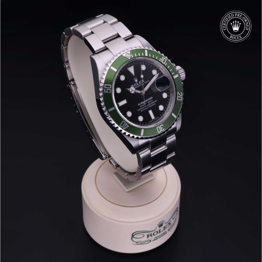 Rolex Certified Pre-Owned Oyster Perpetual 40 in Steel, 16610LV | Verga 1947