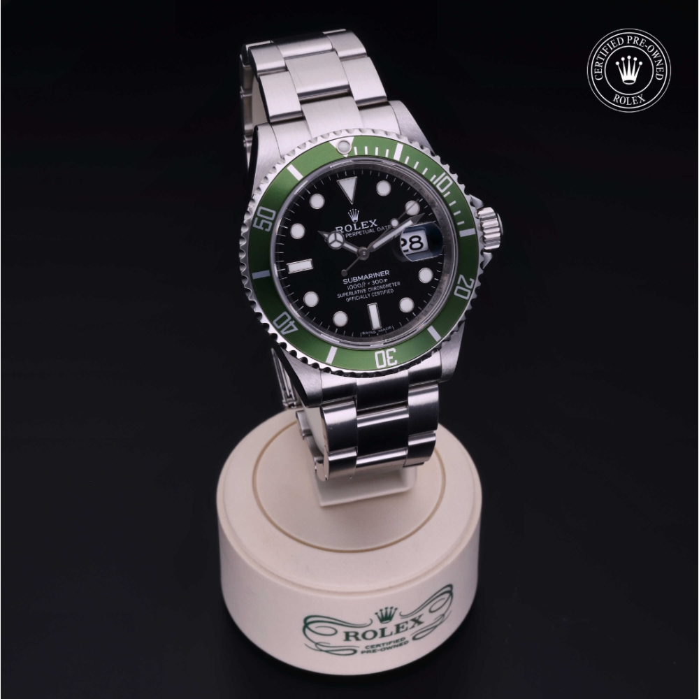 Rolex Certified Pre-Owned Oyster Perpetual 40 in Steel, 16610LV | Verga 1947