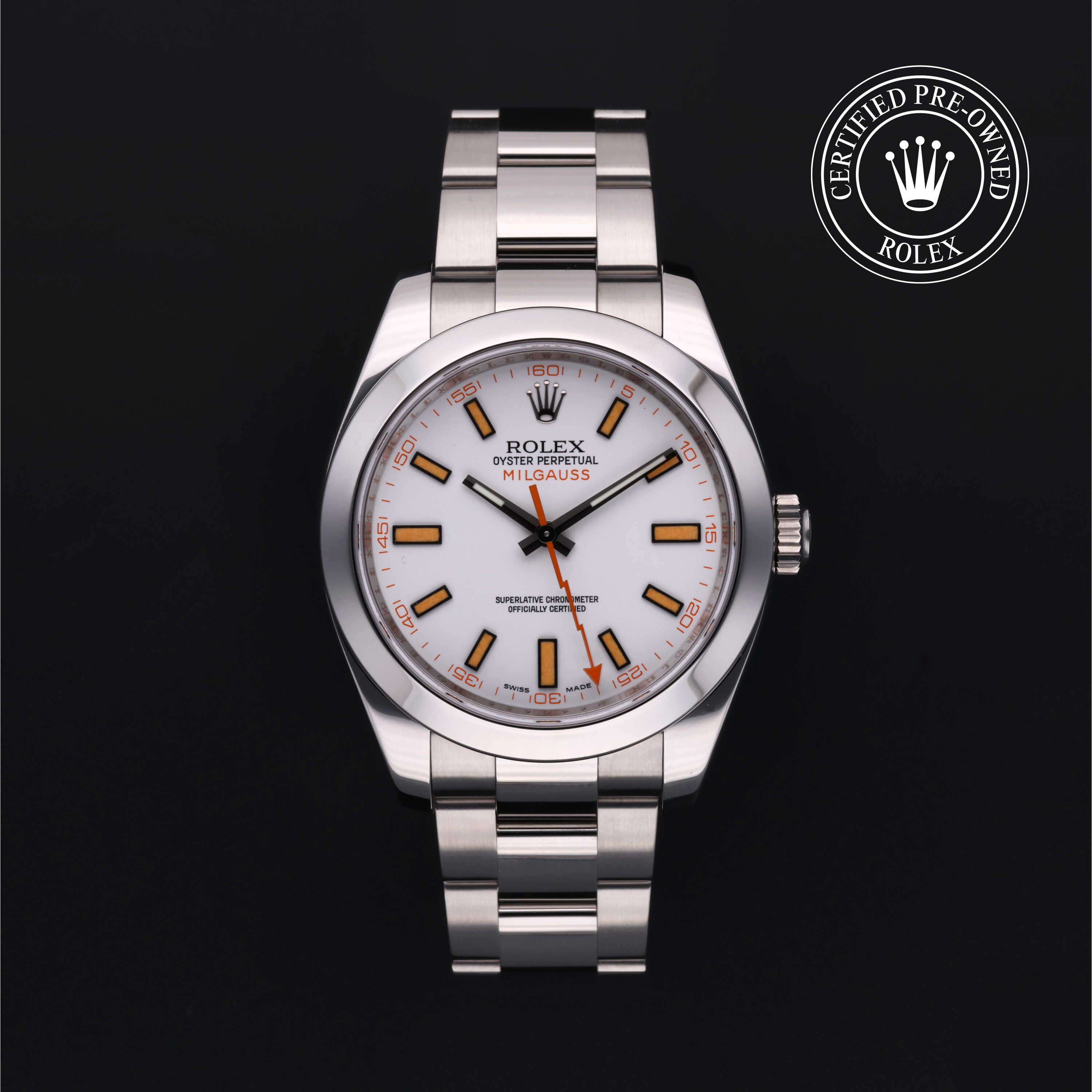 Rolex Certified Pre-Owned Oyster Perpetual 40 in Acciaio, 116400 | Verga 1947
