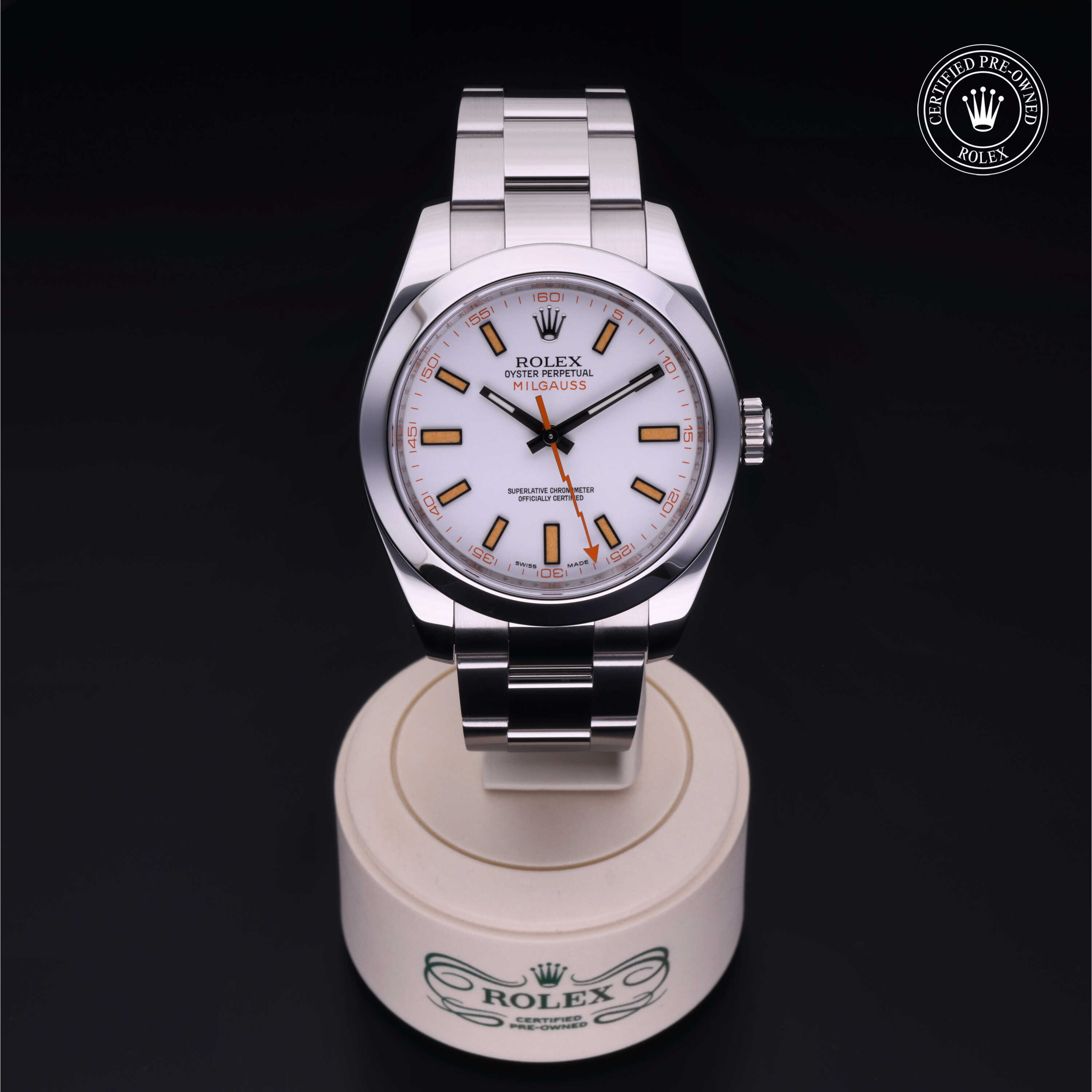 Rolex Certified Pre-Owned Oyster Perpetual 40 in Acciaio, 116400 | Verga 1947