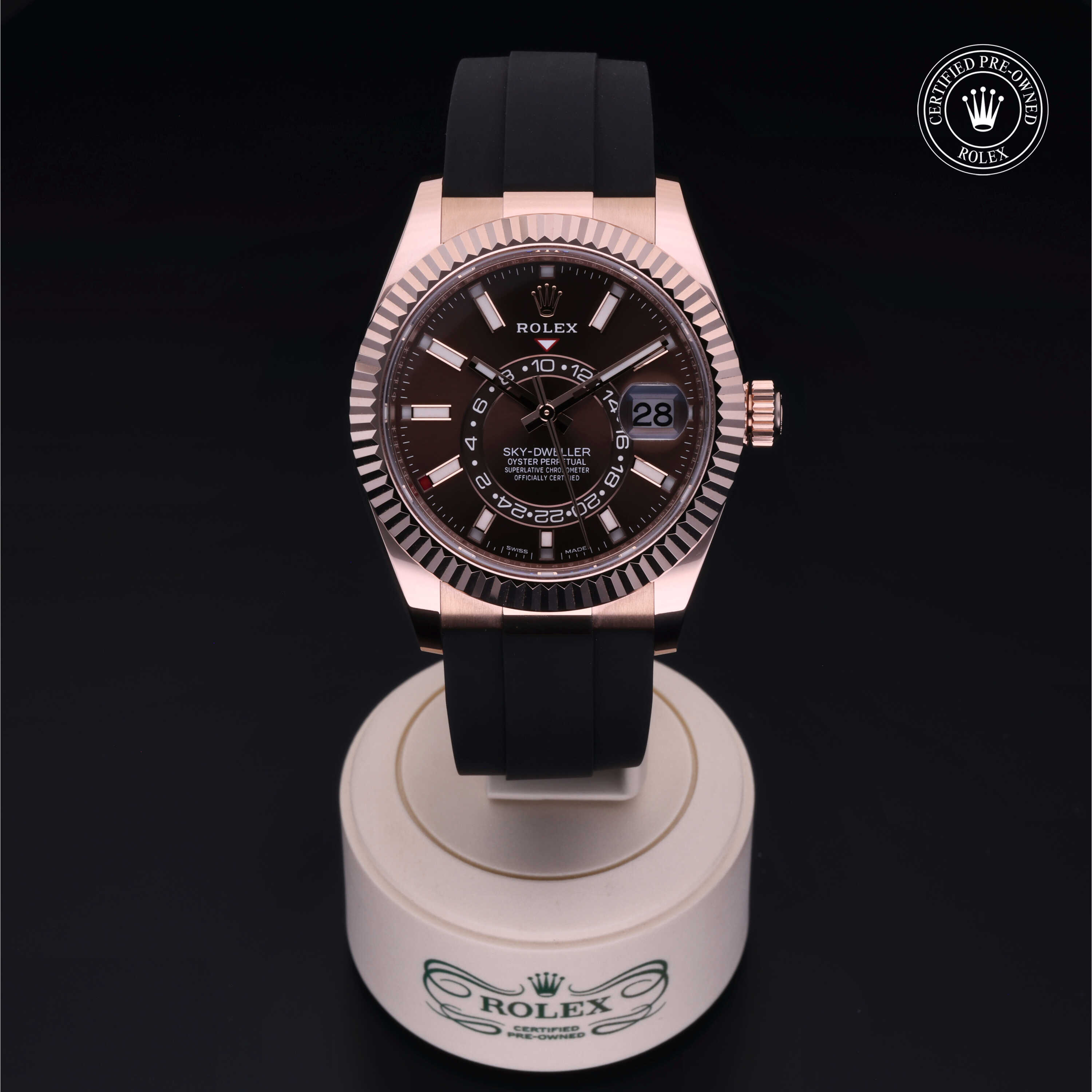 Rolex Certified Pre-Owned Oyster Perpetual 42 in Gold 18 Carat Red, 326235 | Verga 1947