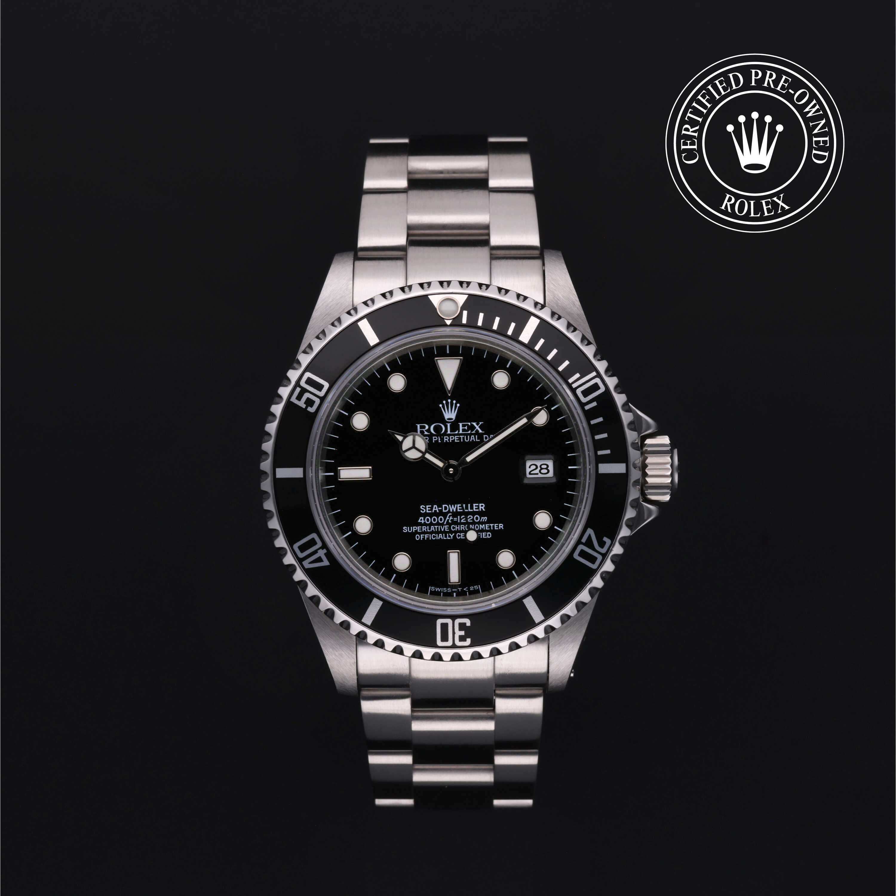 Rolex Certified Pre-Owned Oyster Perpetual 40 in Steel, 16600 | Verga 1947