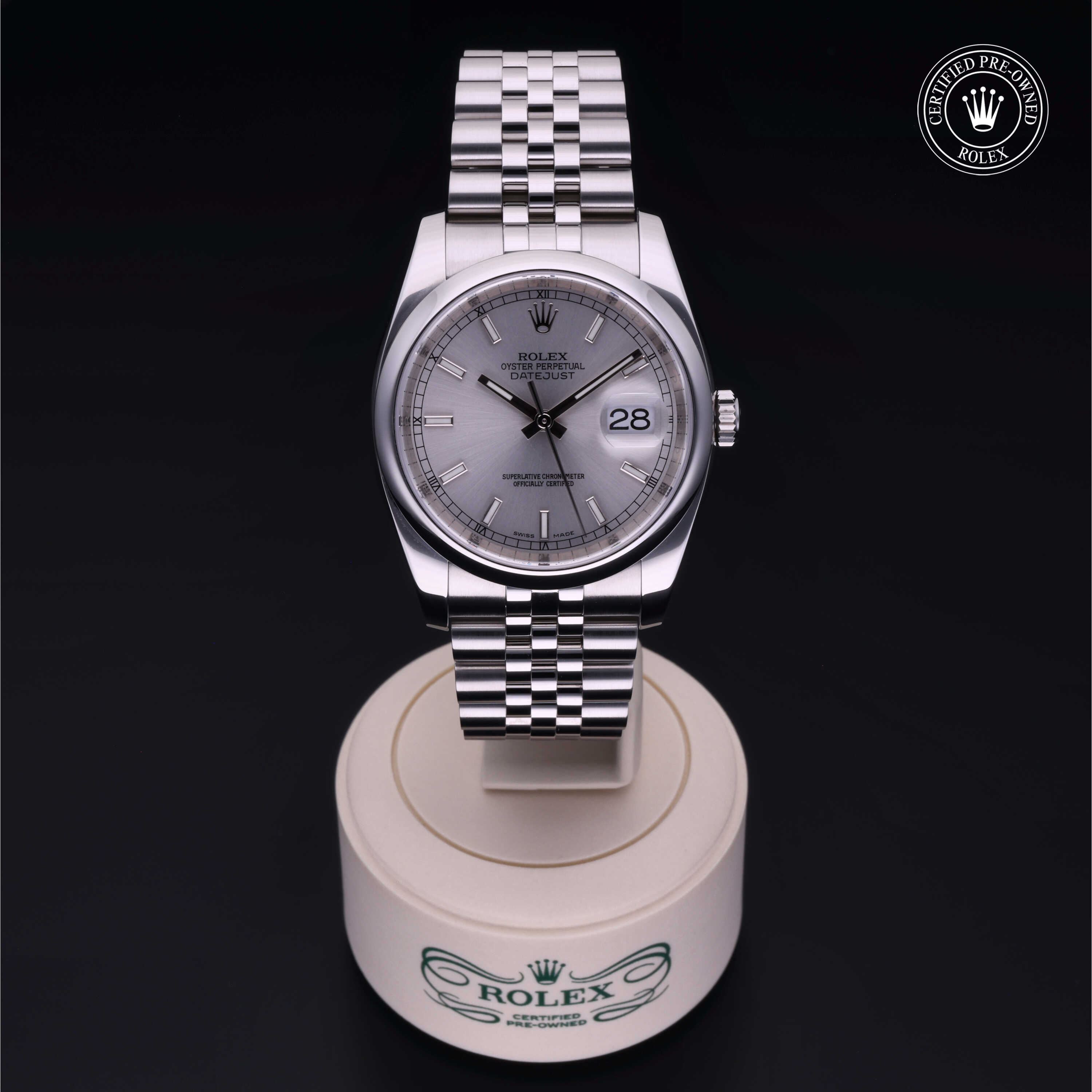 Rolex Certified Pre-Owned Oyster Perpetual 36 in Steel, 116200 | Verga 1947