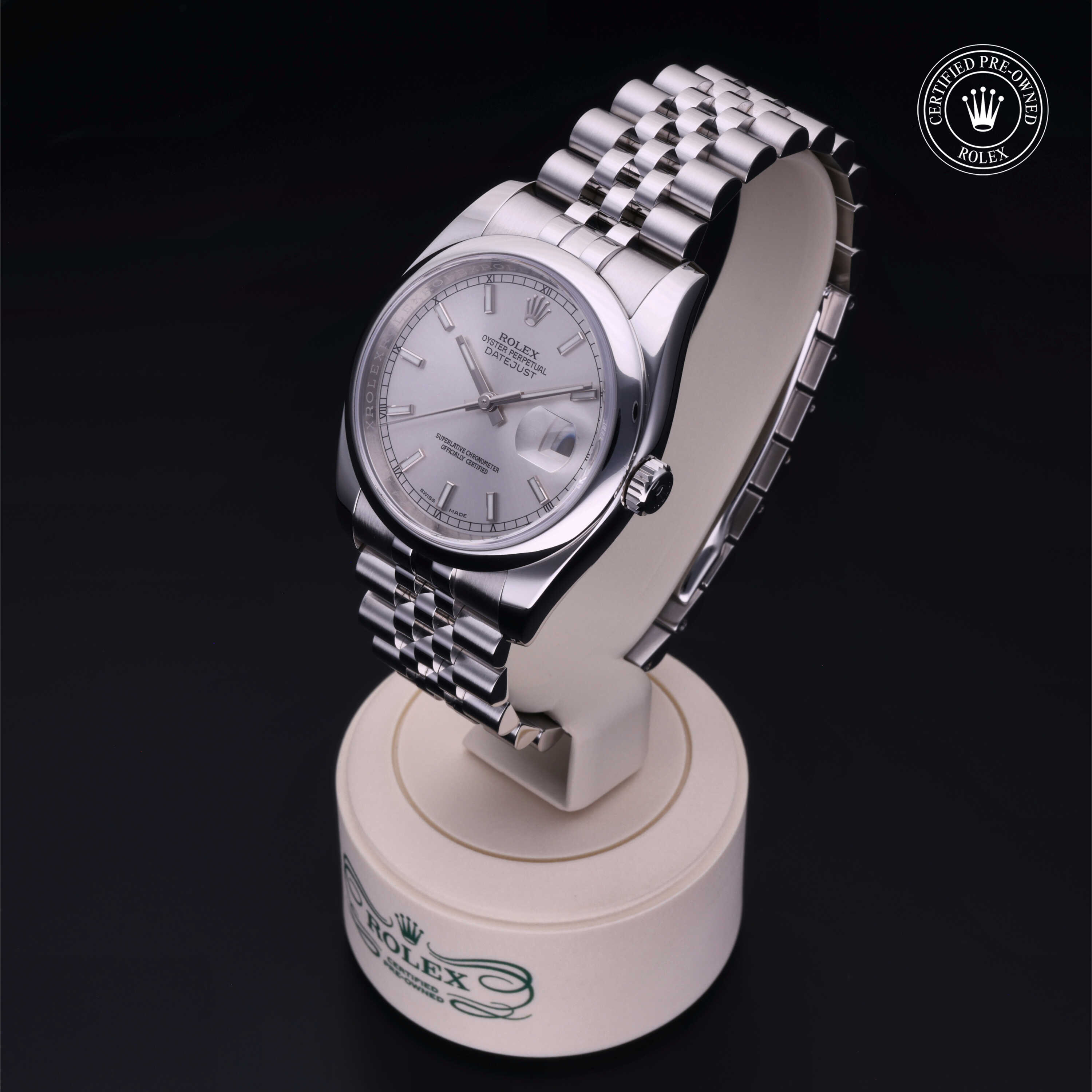 Rolex Certified Pre-Owned Oyster Perpetual 36 in Steel, 116200 | Verga 1947