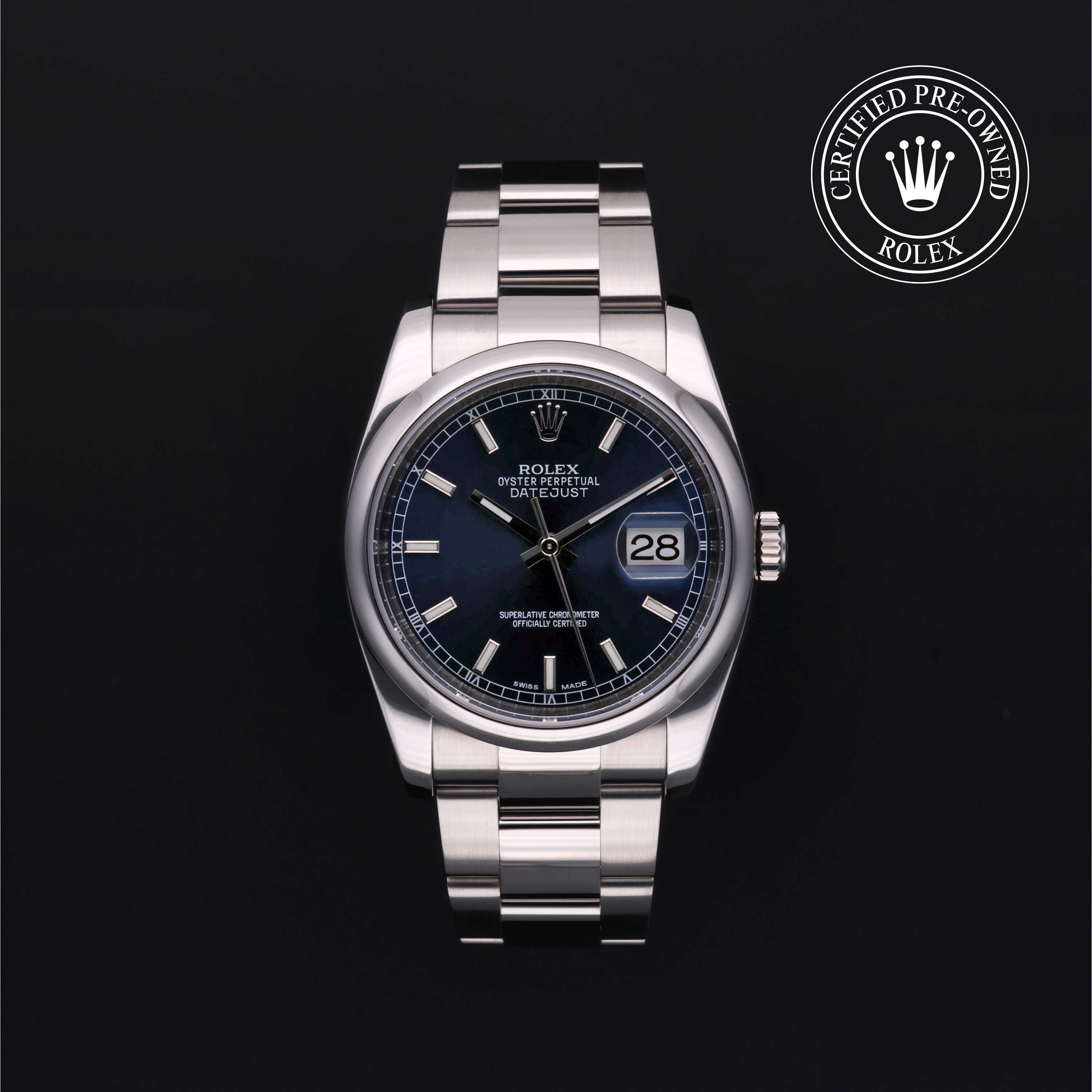 Rolex Certified Pre-Owned  36 in Steel, 116200 | Verga 1947